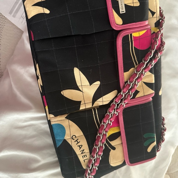 Authentic Chanel Limited Chocolate
Bar Quilted Jumbo Reissue Cargo Flap 22c830s - Picture 8 of 11